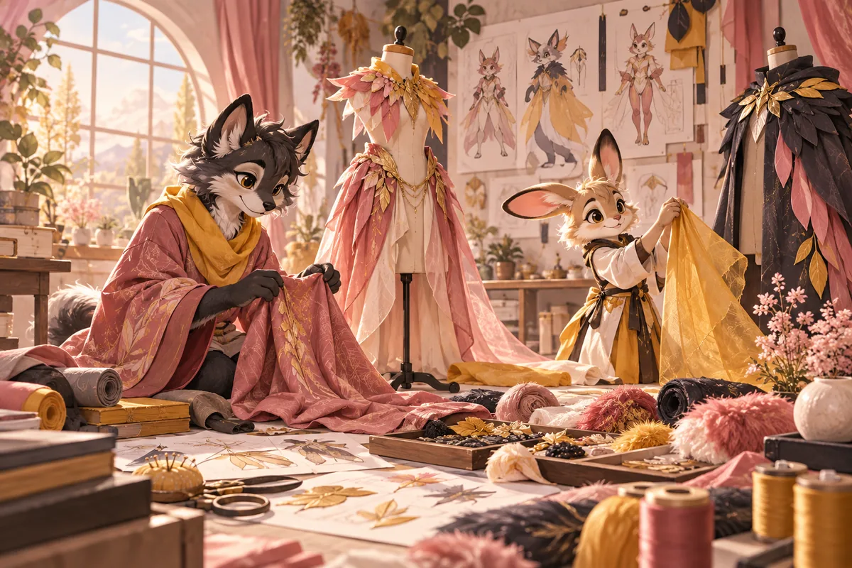 Original costume concept arrangement